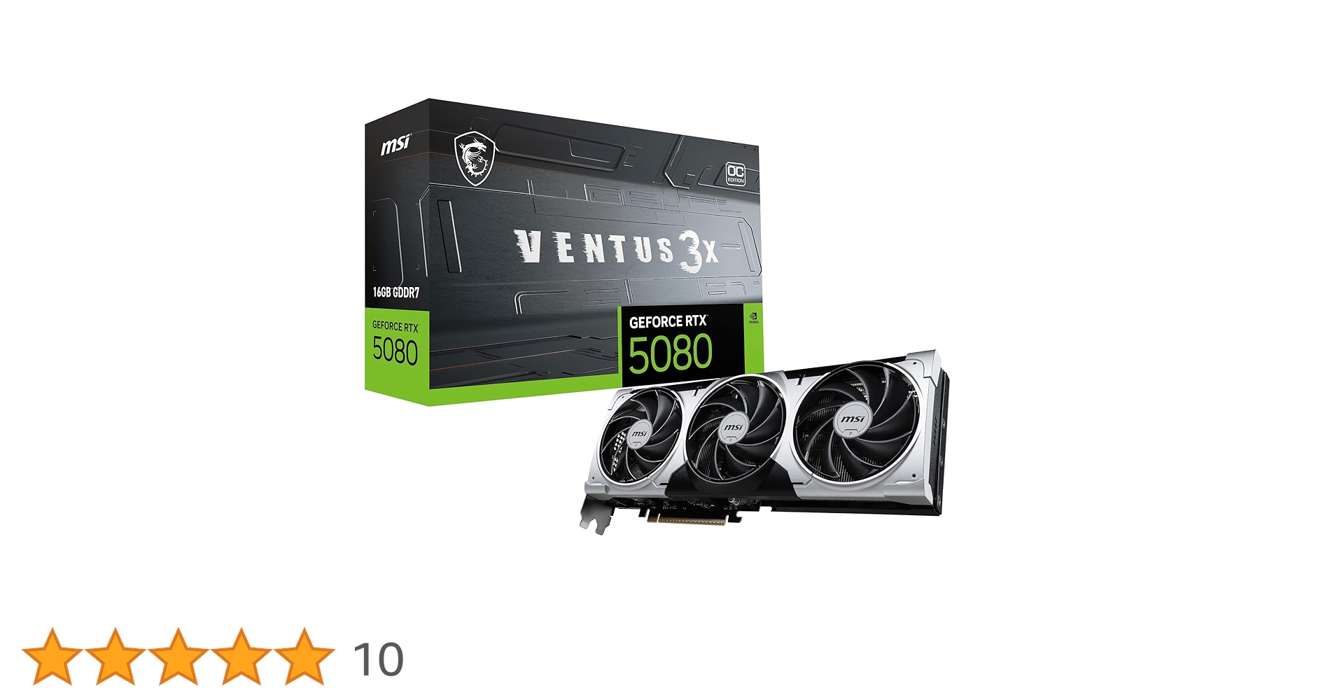 Amazon | MSI GeForce RTX 5080 16G VENTUS 3X OC PLUS グラフィック